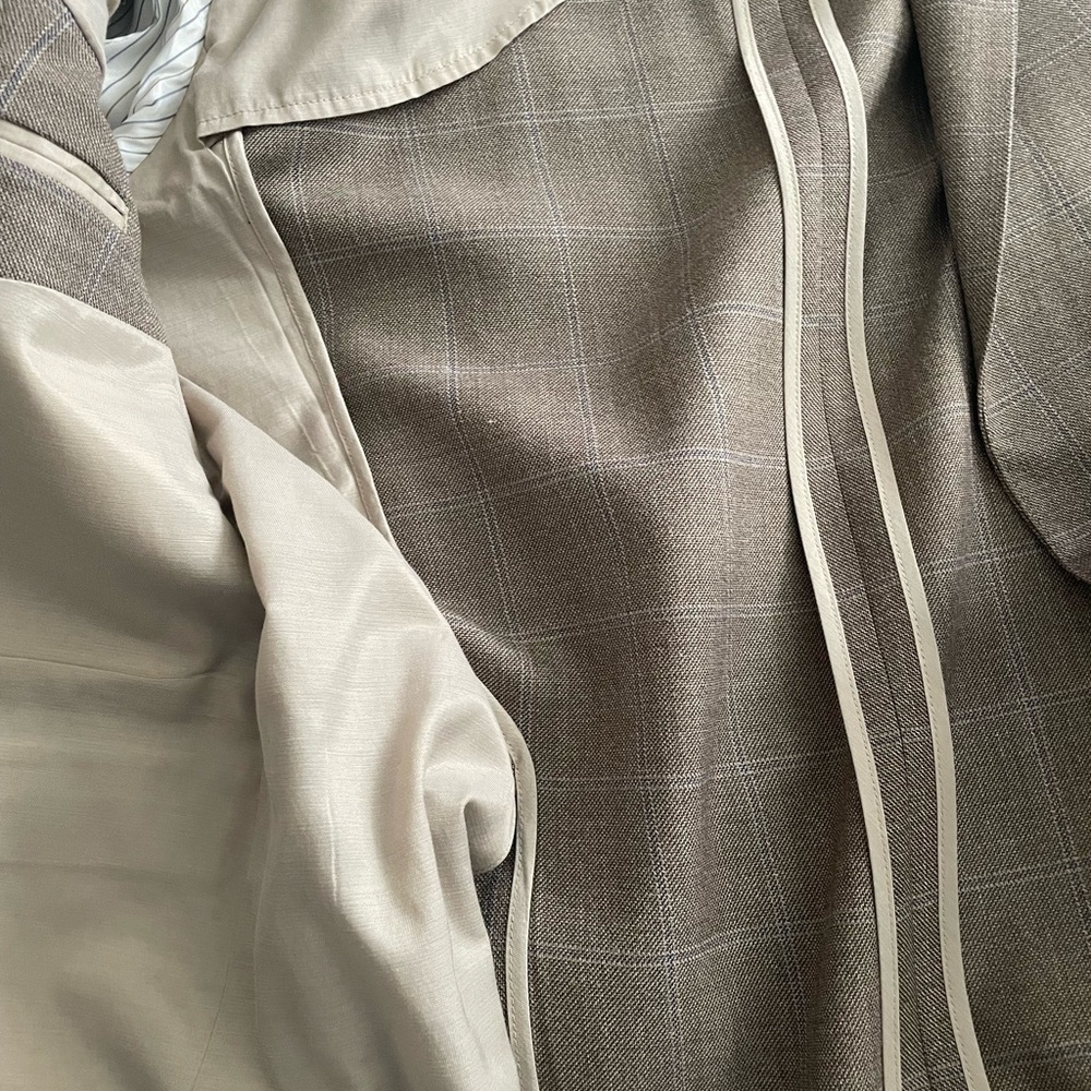 NWOT BLACK BROWN 1826  Two Button Mens Sports Jacket Blazer 44R - Picture 5 of 14